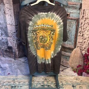 Sublime Tie Dye Sun Tshirt, size Xl, good condition
